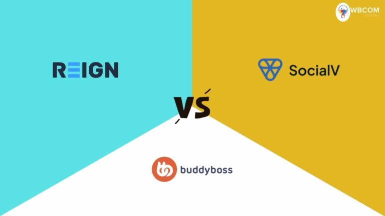 Reign vs SocialV vs BuddyBoss