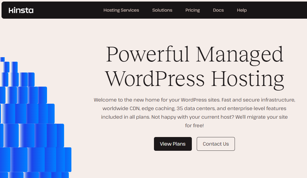 kinsta managed wordpress hosting features