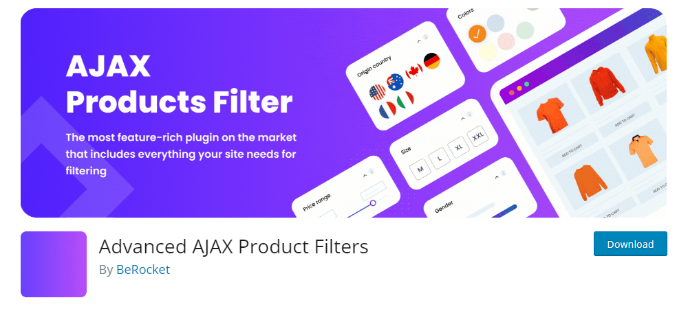 Advanced AJAX Product Filters By BeRocket