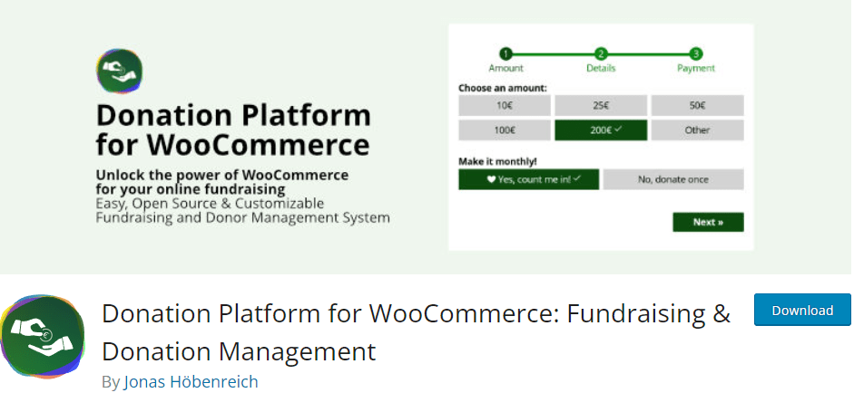 Donation Platform For WooCommerc