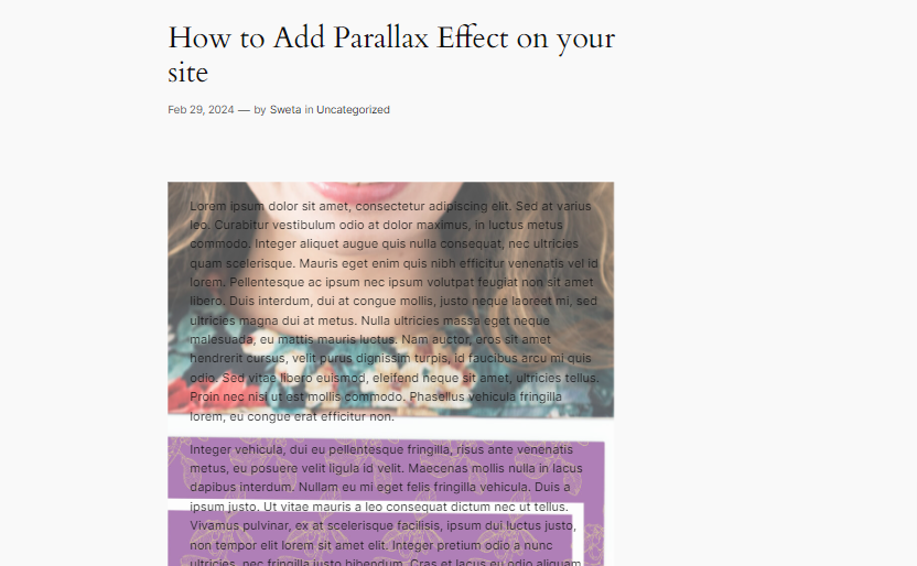 Parallax-Effect Added- Add Parallax Effect