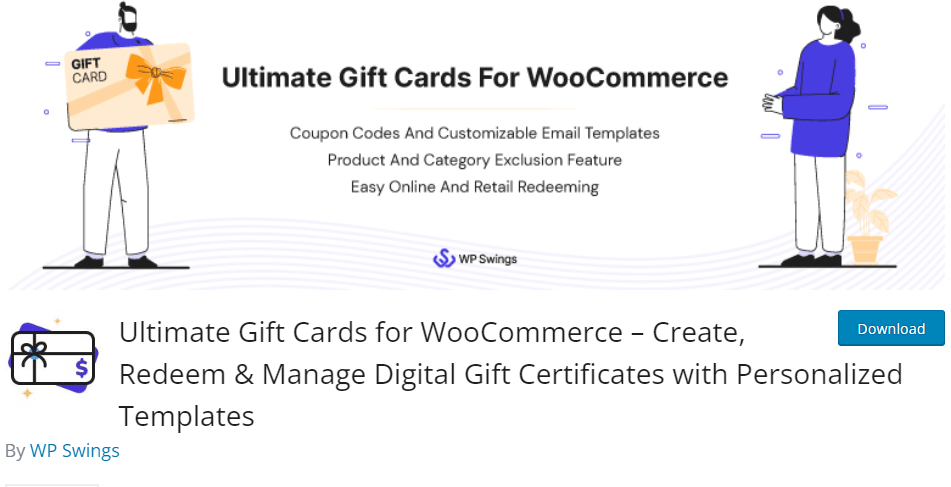 Ultimate Gift Cards for WooCommerce Plugin