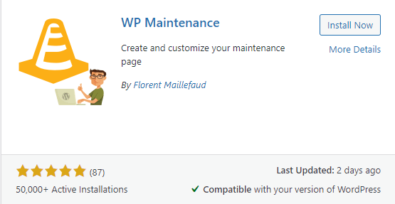 WP Maintenance Plugin