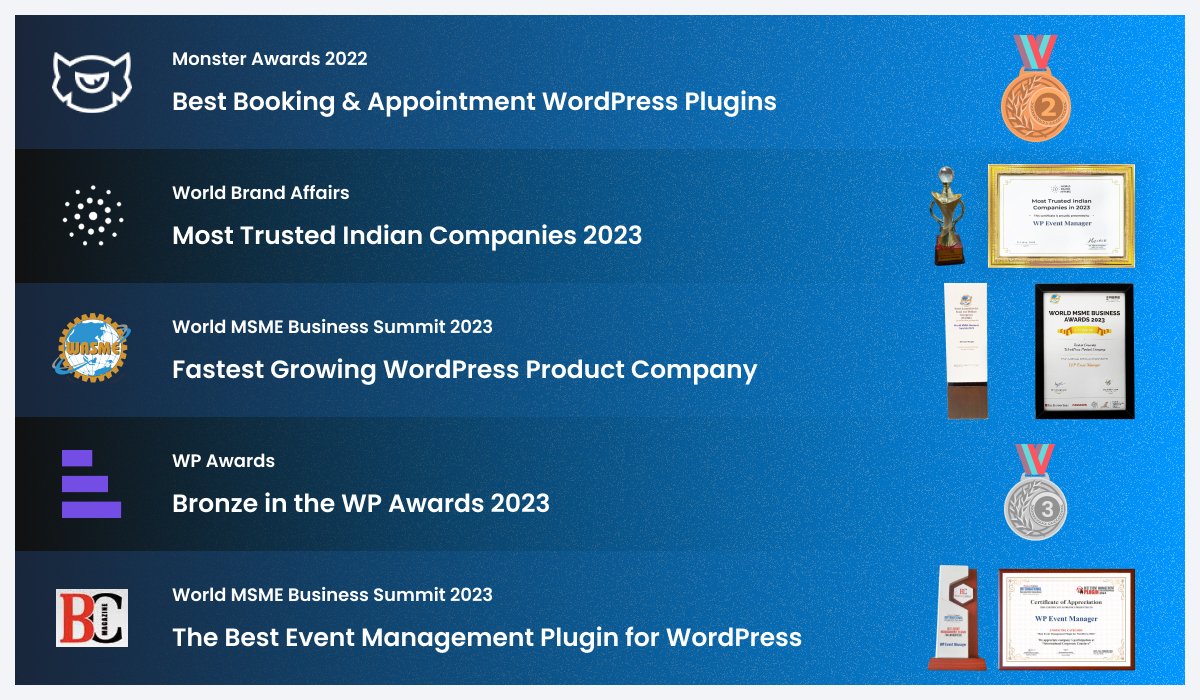 Event Management plugin for WordPress