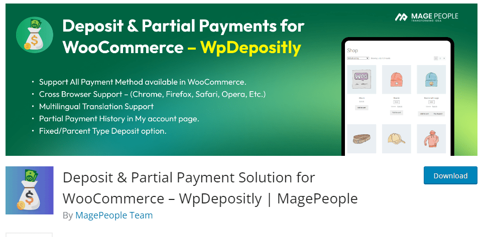 WooCommerce Deposit & Partial Payment Plugin