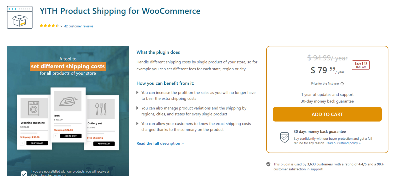 YITH Product Shipping for WooCommerce